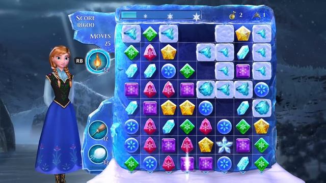 Frozen Free Fall: Snowball Fight Level 247 Walkthrough, No Power Ups смотреть онлайн