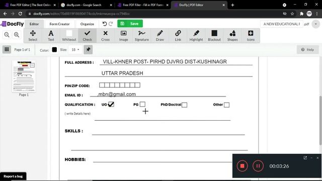 How to fill Online form without printout | Online form pdf se kaise fill up kren | Online Signature смотреть онлайн