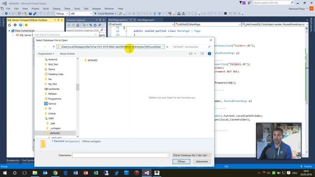 UWP SQLite SQLitePCL Sample Datenbank смотреть онлайн