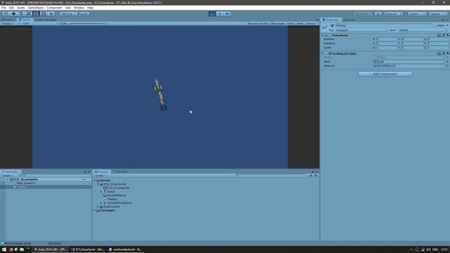 Draw a Sprite with ECS in Unity 2019 смотреть онлайн