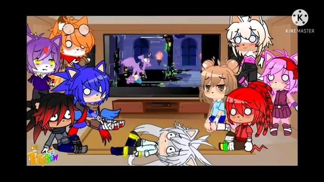 Gacha Club: Sonic & MLP characters react to their FNF Pibby mods смотреть онлайн