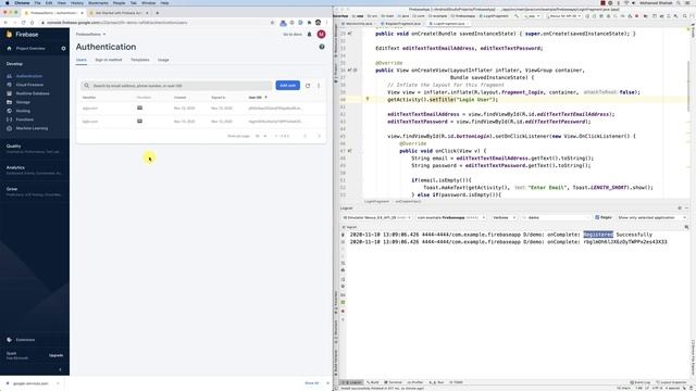 Firebase Email and Password Authentication - SignUp a New User смотреть онлайн