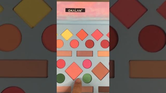 Okalan Cotton Candy Sky Eyeshadow & Face Palette Quick Showcase смотреть онлайн