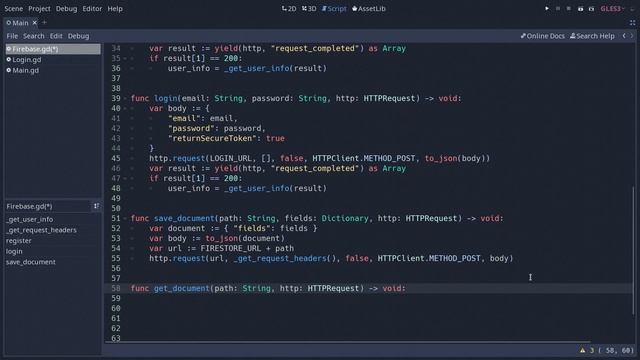 Saving information to Firebase's Firestore with Godot (tutorial) смотреть онлайн