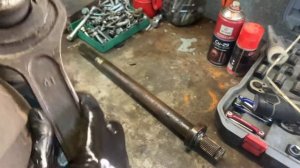 Снятие полуоси SsangYong Rexton