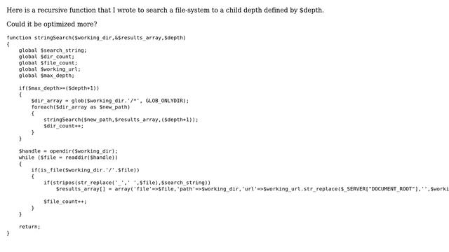Code Review: PHP - Optimizing Recursive Method смотреть онлайн