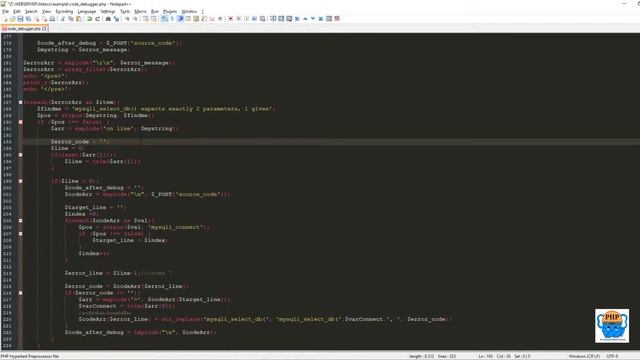 PHP in 15 Minutes EP. 5 เขียน PHP Debugger สำหรับทดสอบแก้โค้ด error mysqli_xxxx() смотреть онлайн