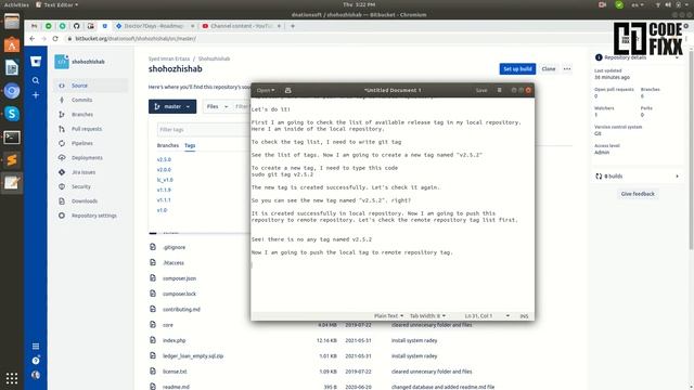 How to add git release tag in local repository | Checkout to the release tag | push it to remote смотреть онлайн