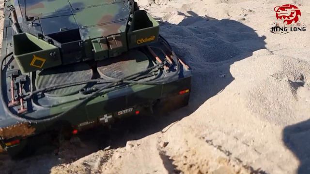 RC TANK 1/16 Heng Long 3889-1 Leopard 2A6 Soung Jung Beach Ride смотреть онлайн