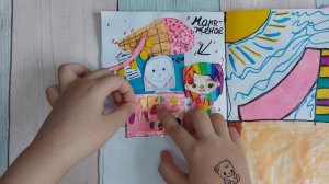 Бумажная Тока Бока! Обзор комнаты Toca Boca #бумажнаякосметика