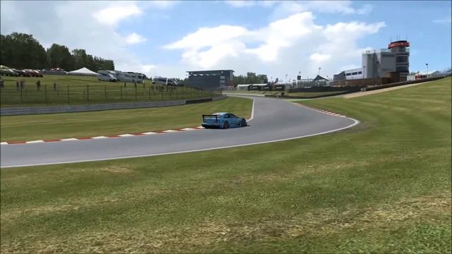 RACEROOM lap @ Brands Hatch with AMG Mercedes CLK DTM 2003 смотреть онлайн