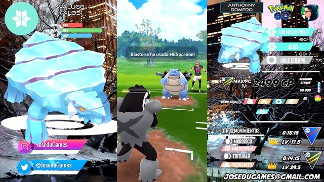 ¡AVALUGG DEBUTA FUERTE Y AGUANTA TODO EN LIGA ULTRA 2500! - POKÉMON GO PVP смотреть онлайн