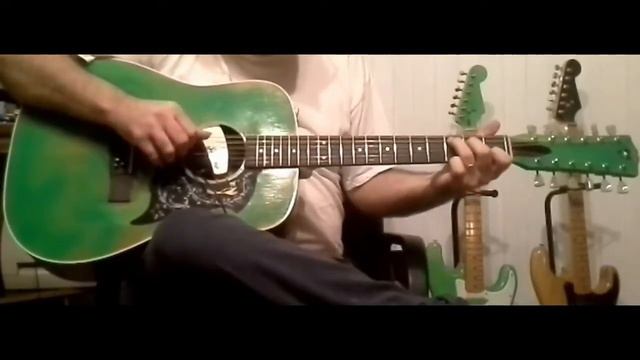 Nobody Home - Pink Floyd 12 string acoustic guitar cover смотреть онлайн