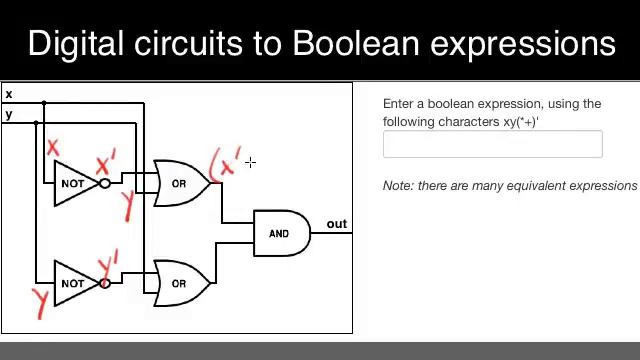 Convert digital circuit to a Boolean expression смотреть онлайн