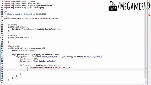 Spieler tracken - #60 Bukkit/Spigot plugins programmieren [DE/HD] смотреть онлайн