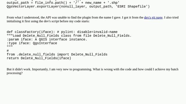 How do I run a QGIS plugin on its Python API? смотреть онлайн