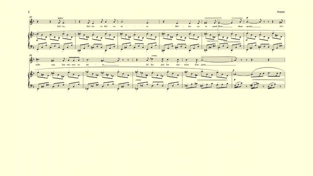 Arpège - Fauré – accompaniment in D minor смотреть онлайн