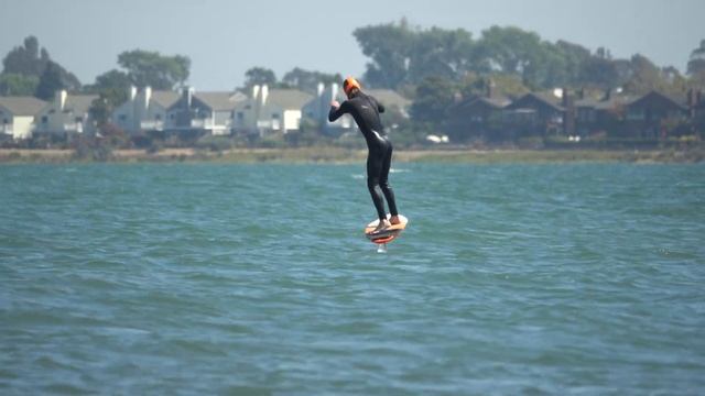 Downwind Dock (Ladder) Start - Foil Surfing смотреть онлайн