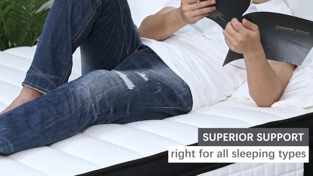 Inofia Double Memory Foam Sprung Mattress 10.6 Inch,4FT6 Spring Mattress (135x190x27cm) смотреть онлайн
