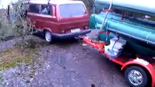 VW T3 Coach 112i Canoe Trip 2011 Climbing the rocks 2 смотреть онлайн