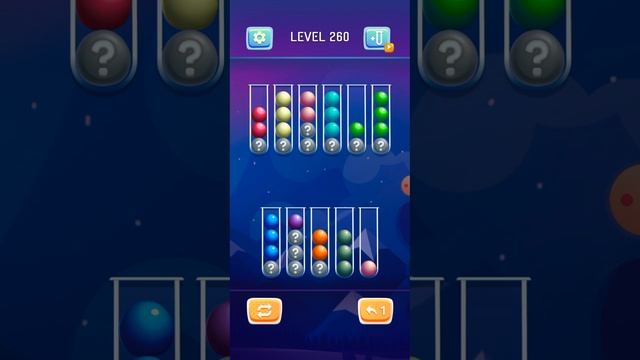 How to complete 260 level ball sort puzzle color sort Game Latest tricks 2023 смотреть онлайн