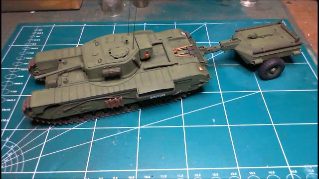TAMIYA 1/35 Scale Churchill Crocodile Build Update 2 and Final Reveal смотреть онлайн