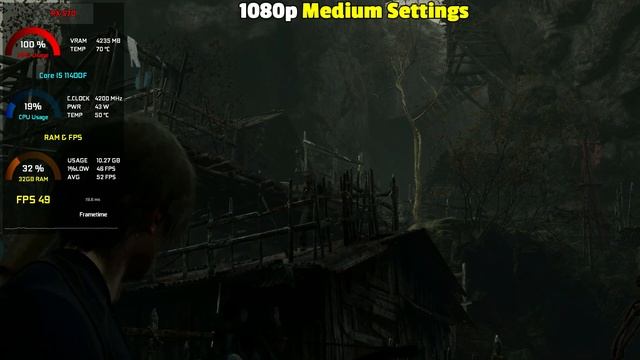 Resident Evil 4 Remake : RX 570 + I5 11400F - 1080p All Settings смотреть онлайн