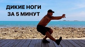Дикие ноги за 5 минут в день. Тренировка ног с собственным весом ДОМА