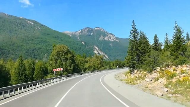 Горный Алтай. По Чуйскому тракту от пос. Акташ к перевалу Чике-Таман. Часть 1 смотреть онлайн