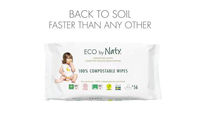 Влажные салфетки Eco by Naty Baby Wipes смотреть онлайн