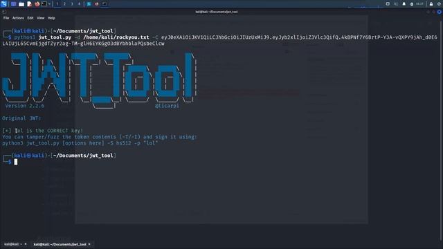 How to get Secret Key of JWT by Dictionary Attack | JWT_TOOL Github Review with RockYou.txt file смотреть онлайн
