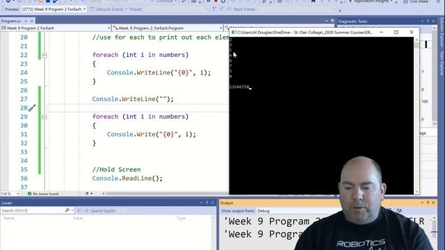 ERT207 Week 9 Program 2 Foreach смотреть онлайн