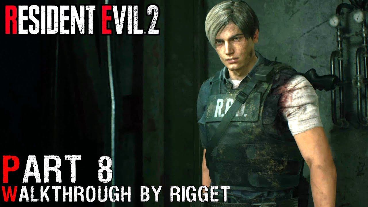 Resident Evil 2 Remake LEON Прохождение Часть 8 "Ужасы канализации" смотреть онлайн