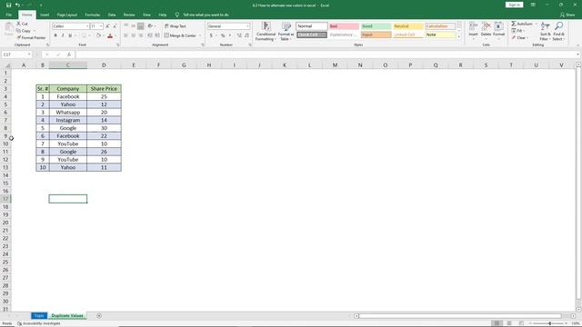 How to Alternate Row Colors in Excel (2022) смотреть онлайн