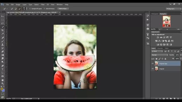 Photoshop Tutorial: Color Splash Effect смотреть онлайн