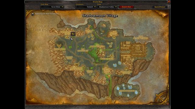 Shadowmoon Village Flight Master Location, WoW TBC смотреть онлайн