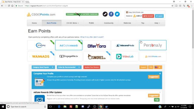 Free CSGO Skins for just watching ads and taking surveys. COMPLETELY FREE. смотреть онлайн