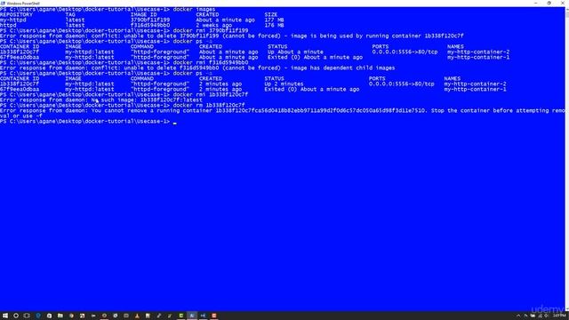 HANDS ON DOCKER for JAVA Engineers (6 Removing Containers and Images) смотреть онлайн