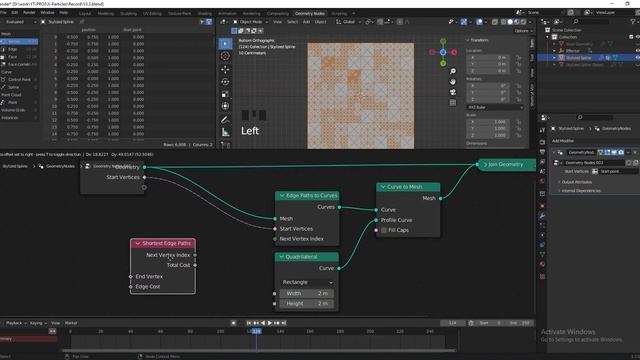 Blender3D 3.3 - Abstract Circuit Cube Geometry Nodes using the Shortest Edge Path Node смотреть онлайн