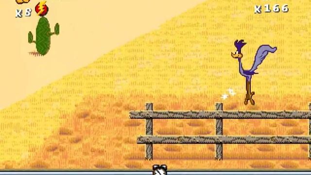 DESERT DEMOLITION - Road Runner прохождение SEGA Mega Drive (Genesis) [004] смотреть онлайн