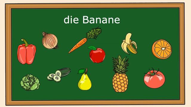 Obst und Gemüse/German vocabulary/ смотреть онлайн