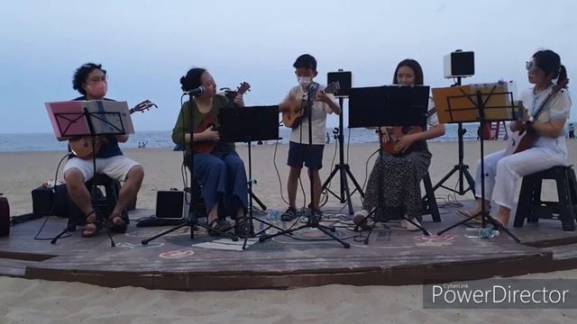Smells Like Teen Spirit/Ukulele/Live on the Beach/親子デュオ смотреть онлайн