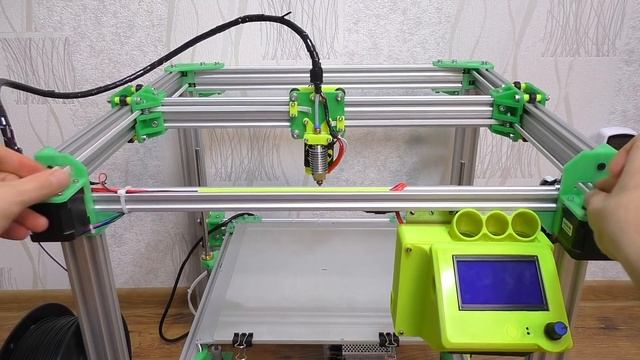 V-SLOT 3D PRINTER ПЕРВЫЙ ЗАПУСК! САМОДЕЛЬНЫЙ 3Д ПРИНТЕР ШОК Топ часть 3 смотреть онлайн