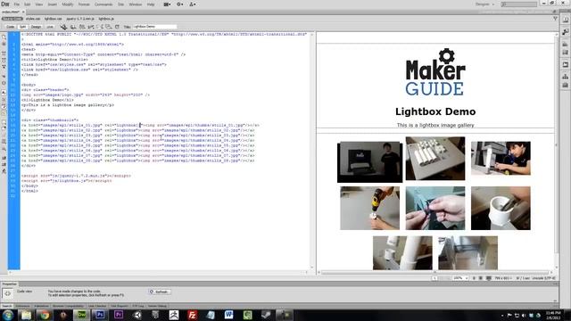 Lightbox & Thumbnails - Maker Guide Episode 2 смотреть онлайн