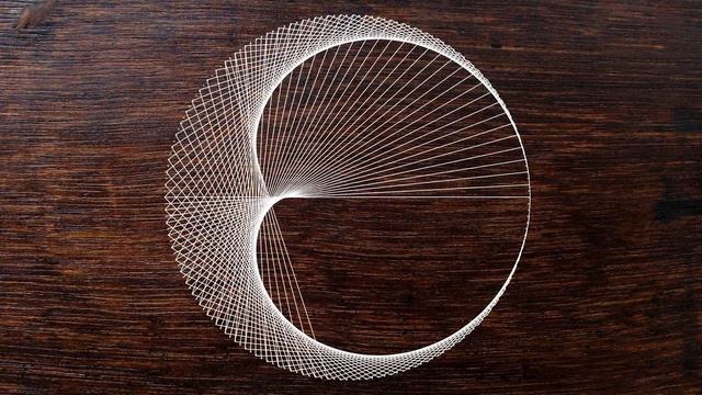How to make string art lotus flower смотреть онлайн