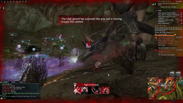 Guild Wars 2 Tangled Depths meta event. смотреть онлайн