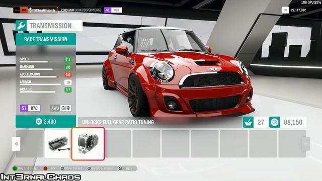 Forza Horizon 4 - 2009 Mini John Cooper Works - Customize and Drive смотреть онлайн