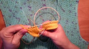 МК- как связать горловину: v - образный вырез горловины спицами