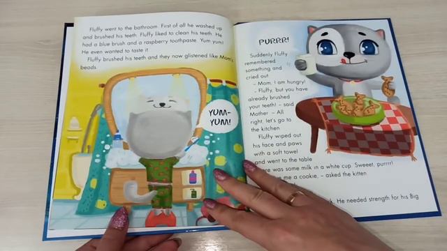 Книга на английском языке. Книга для детей. Kitten Fluffy and his Big Secret смотреть онлайн