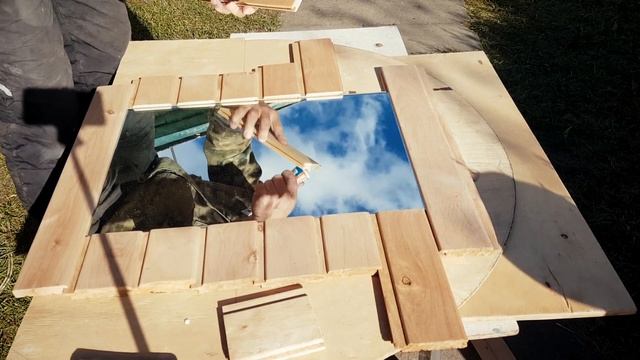 Рамка для зеркала своими руками смотреть онлайн